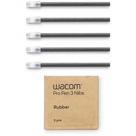 Wacom stylus nibs Pro Pen 3 Rubber 5pcs