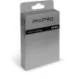 Kodak PixPro LB-012 700mAh ličio jonų akumuliatorius pilkame pakuotės dėžutėje su PIXPRO logotipu ir linijiniu piešiniu kompaktiškos stačiakampės baterijos.