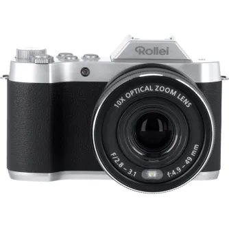 Rollei Powerflex 10x Retro, black/silver