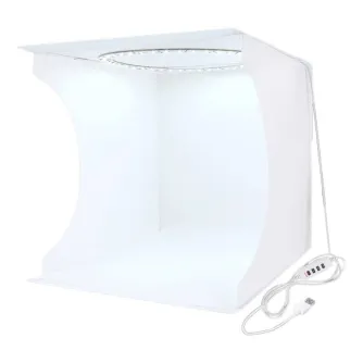 Puluz Folding Portable Ring Light Photo Lighting Studio 30cm PU5030