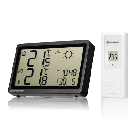 BRESSER Meteo Temp HZ Wireless Weather Station Black