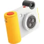 Kodak Smile+ instančinė kamera su geltonu apsauginiu dėklu, kompaktiškas dizainas ir Zink zero-ink spausdinimo technologija