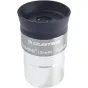 Celestron Omni Plossl 9mm okuliaras su aliuminio korpusu su matinio paviršiaus apdaila, tamsiais optiniais kraštais ir guminiu akiniu kraštu, užtikrinančiu komfortą ir kontrastą.