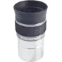 Celestron Omni Plossl 40 mm okulieris su juoda guma okulku, sidabriniu anodizuotu aliuminio korpusu ir tekstūruotu rankena, su aukštos kokybės danga ir juodais optikos kraštais