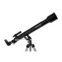 Celestron PowerSeeker 60 AZ teleskops ant sidabrinio tripodo, 60 mm refraktorius dangaus ir žemės stebėjimui, sklandus Alt-Az rankinis valdymas