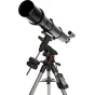 Celestron Advanced VX 6 Refractor teleskops su kompiuterizuotu Vokietijos ekuatoriniu montavimu ir prijungtu nuotolinio valdymo pultu.