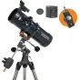 Celestron AstroMaster 114EQ-MD teleskops su telefono adapteriu ir mėnulio filtru, idealiai tinka stebėjimui ir astrofotografijai