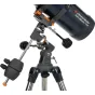 Celestron AstroMaster 114EQ-MD teleskops su telefono adapteriu ir mėnesio filtru astrofotografijai ir Mėnulio stebėjimui