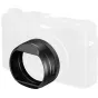 SmallRig 5848 Lęšio gaubtas FUJIFILM X100VI/X100V - Lengvas aliuminio lęšio gaubtas su 49 mm filtrų adapteriu, blokuoja pašalinius šviesos spindulius ir mažina atspindžius