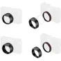 SmallRig 5848 objektyvo gaubtas FUJIFILM X100VI/X100V su 49 mm filtrų adapteriu, lengva aliuminio konstrukcija ir matinė juoda vidinė dalis atspindžių sumažinimui