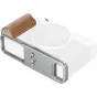 SmallRig L-formos tvirtinimo plokštė su mediniu rankena FUJIFILM X-E5 - ergonomiška rožinio medžio rankena su greito atlaisvinimo plokšte