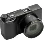 NISI objektyvo adapteris Ricoh GR IIIx (49 mm) su tekstūru ir užrakinimo mechanizmu, su pritvirtintu 49 mm filtru.