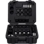 Profesionalus NANLUX Evoke 5C 8-Light Kit tvirtoje GUTEK T-230 dėžėje su magnetiniais modifikatoriais, belaidžiu CRMX valdymu ir pilnokrasiais LED šviestuvais filmų gamybai