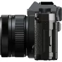 YASHICA FX-D S300 Skaitmeninė filmo simuliacijos kamera su 24mm f/1.8 objektyvu - kompaktiška kamera su tekstūruota rankena, filmo pervyniojimo svirtimi ir elektroniniu vaizdo ieškikliu (EVF)