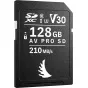Angelbird 128 GB SD AV PRO SD MK2 R210/W75 (V30) atminties kortelė su 210 MB/s skaitymo greičiu, tvirtu dizainu ir 3 metų garantija aukštos kokybės įrašymui.