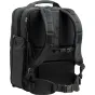 Think Tank Airport Accelerator 41L Backpack - Patvarus juodas kelioninis kuprinė su sustiprintomis šoninėmis kišenėmis, reguliuojamu juosmens diržu ir saugiais užtrauktukais fotoaparatui ir nešiojamam kompiuteriui