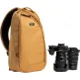 Think Tank TurnStyle 11L slingo krepšys su Nikon kamera ir objektyvais
