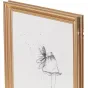 Auksinis A4 fotokadrų rėmas su klasikiniu profiliu ir tikru stiklu elegantiškam nuotraukų išdėstymui