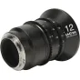 Laowa 12mm T2.9 Zero-D Cine Lens su dviguba skalė, L Mount ir raudonu fokusavimo indikatoriumi ultra-plačiakampės kinematografijai