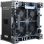 NANLUX Evoke Matrix 2500B dviejų spalvų multi-šaltinio prožektorių rinkinys su šešiakampiu ventiliacijos groteliu, aušinimo ventiliatoriais, valdymo pultu ir tvirtinimo laikikliais, pagamintas iš magnio lydinio su IP66 klasifika