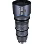Laowa Ultima S35 Lite 12‑120mm T4 zoom objektyvas su Arri PL tvirtinimu, pastovi T4 apertūra, 12‑120mm fokuso diapazonas, priekinis vaizdas su detalizuotais fokusavimo ir zoom žiedais.