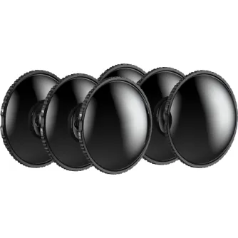 PolarPro Insta360 X5 Shutter Collection ND filtrai - 6 ND16, ND32 ir ND64 filtrų rinkinys, užtikrinantis sklandų judesio neryškumą ir tikslų spalvų atkūrimą. PolarPro Insta360 X5 Shutter Collection ND filtrai - 6 ND16, ND32 ir ND64 filtrų rinkinys, užtikrinantis sklandų judesio neryškumą ir tikslų spalvų atkūrimą.