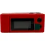 Raudona YASHICA Funtastic Keychain Camera su sulankstomu ekranu ir USB-C įkrovimu