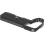 SmallRig 6705 Montavimo plokštė Sony Alpha 7R VI, juoda metalinė plokštė su ergonominiu gripu, apsauginiais padėkliukais, Arca-Swiss suderinamumu ir 1/4"-20 tvirtinimo anga.