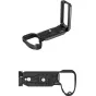SmallRig 6706 L-formos montavimo plokštė Sony Alpha 7R VI su reguliuojamais hinge, varžtiniais tvirtinimais ir Arca-Swiss greito atlaisvinimo plokšte.