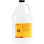 Kodak E-6 spalvų atvirkštinio apdorojimo rinkinys 5 litrų baltame plastikinėje talpoje su juodu dangteliu, su geltonomis etiketėmis priekyje ir gale, kuriose pateikiama cheminė informacija, saugos simboliai ir tūrio informacija.