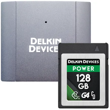 Delkin CFexpress G4 Power I Type B I R1790/W1560 (G4) 128GB incl cardreader (DDREADER-62)