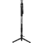 SIRUI Monopod SVM-165P Pedal Version - Lengvas anglies pluošto monopodas su pedalo mechanizmu ir trikampio baze greitam aukščio reguliavimui ir kampo keitimui.