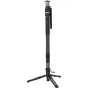 SIRUI Monopod SVM-145P su pedalu greitam aukščio reguliavimui ir modulinei naudojimui kaip monopodas, trikojis arba monopodas su kojomis