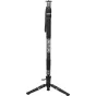 SIRUI Monopod SVM-145P su pedalu - Lengvas anglies pluošto monopodas su Rapid sistema greitam aukščio reguliavimui, moduline konstrukcija ir pedalo valdymu. Idealiai tinka fotografijai, dronų filmavimui ir kelionėms.