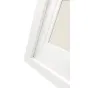 Baltas fotorėmelis su įdubusia vidine dalimi, minimalistinis dizainas, lygus paviršius