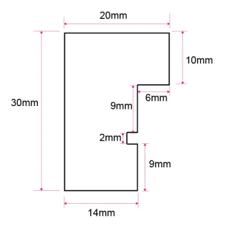 Dahlia Walnut 15x20/PP 10x13 Dahlia Walnut 15x20/PP 10x13