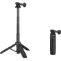 SmallRig 6148 Selfie Stick Support - Ištraukiamas trikojis ir nešiojamas gimbalas veiksmo kameroms su greitai išplečiamu pagrindu ir riešo dirželiu