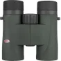 Kowa SV III 10x32 binoklai su alyvuogių spalvos korpusu, juodais guminiu akcentais ir tekstūru fokusavimo ratuku lauko stebėjimui