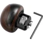 SmallRig 5926 Mini Wooden Side Handle su 1/4-20 lokacijos varžtu, ergonomiška rankena ir 15 kg apkrovos talpa.