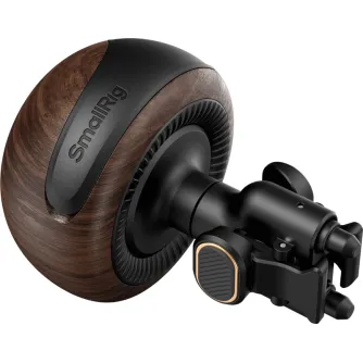 SmallRig 6047 Hawklock H11 Quick Release Mini Wooden Side Handle su tekstūru, skirta pagerinti stabilumą rankoje