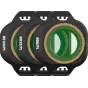 PolarPro Mini 5 Pro Vivid Collection ND/PL filtrai su apsauginiu dėklu, su ND8, ND32 ir ND128 filtrais, kurie mažina atspindžius ir pagerina spalvų sodrumą oro fotografijoje.