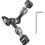 SmallRig 6317 Magic Arm Support su 1/4-20 lokacijos skrudu - 360° reguliuojamas monitoriaus montavimo laikiklis su nerūdijančio plieno gear-locking mechanizmu ir įtraukta Allen raktas.