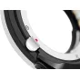 Laowa Megadap Leica M į Canon RF autofokuso adapteris su elektroniniu autofokuso funkcionalumu, raudonu indikatoriaus šviesa ir vyrių mechanizmu, skirtu Leica M objektyvams prijungti prie Canon RF kamerų