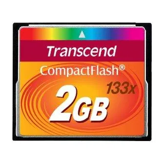 Atmiņas kartes - TRANSCEND CF 133X 2GB - perc šodien veikalā un ar piegādi