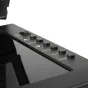 Ikan 12" nešiojamo teleprompterio PT1200-LS valdymo panelė su ON/OFF, MENU, VIDEO, VGA ir HDMI mygtukais, montuojama ant šviesos stovo