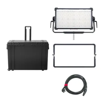 Aputure Nova II 2x1 Hard Rolling Case Kit su LED paneliu, difuzoriumi ir priedais