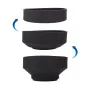 Reguliuojamas Caruba Rubber Sun Hood 3in1 77mm objektyvo apsaugai ir šviesos atspindžių sumažinimui