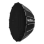 Godox honeycomb grid for QR P90T softbox, juodasis medžiaga su balta etikete, mažina šviesų iškrovimą.