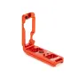 3 Legged Thing ZOOEY QD 110mm Arca L Bracketas - oranzinis magnio L-vėrtiklis su greito atjungimo funkcija ir keliais priedų tvirtinimo taškais.