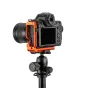 3 Legged Thing ZOOEY QD 110mm Arca L Bracketas varšos Nikon Z8 kamerai su greito išjungimo funkcija ir priedų tvirtinimais